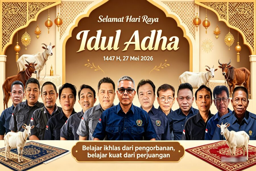 PWI Belitung Sampaikan Ucapan Idul Adha 1447 H, Perkuat Semangat Kebersamaan dan Kepedulian Sosial
