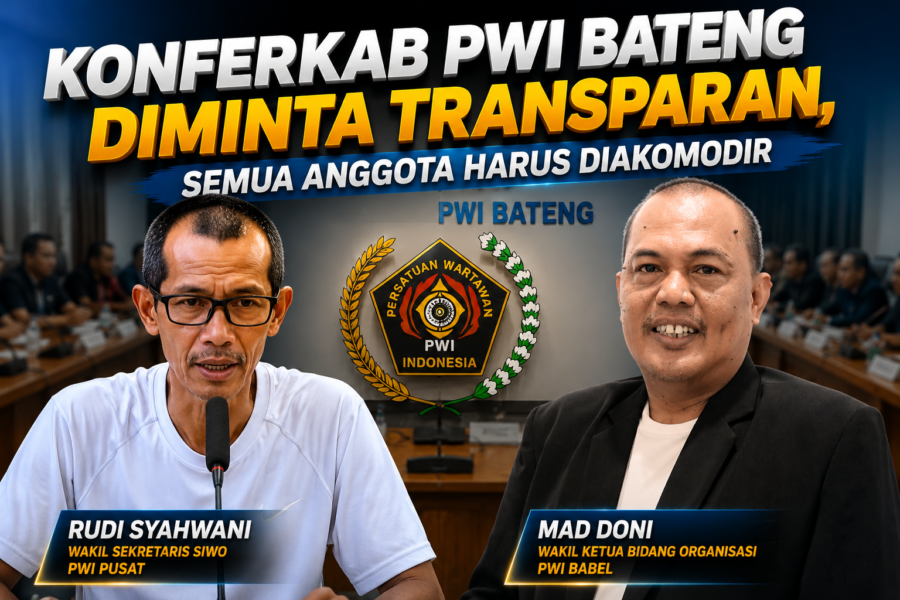 Polemik Kartu Anggota Bayangi Konferkab PWI Bangka Tengah